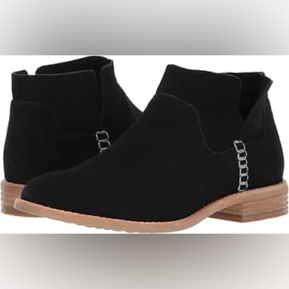 Clarks Edenvale Bella Ankle Boot Women’s Black Suede Contrast Stitch Size 8 - Picture 2 of 11
